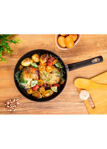 Сковородка Pratico черный кованый алюминий Aureti Сковородка 16 см Pratico черный кованый алюминий (304729318)