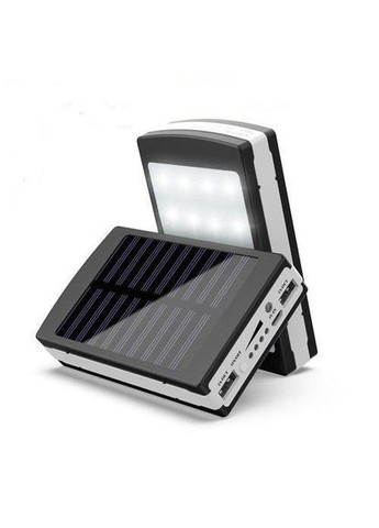 УМБ Power Bank Solar 40000 mAh мобильное зарядное с солнечной панелью и лампой China (296595196)