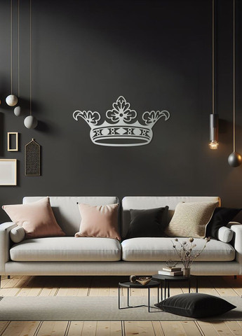 Современная картина на стену, декор для комнаты "Корона королевы", оригинальный подарок 30х15 см Woodyard (292112791)