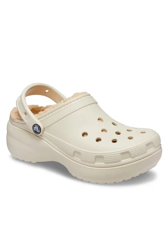 Classic Platform Lined Bone W7 Crocs (333677417)