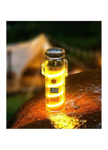 Електроімпульсна запальничка 229 дугова usb запальничка з ліхтариком і компасом Чорна No Brand (323486207)