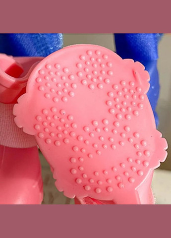 Резиновая обувь для собак на розовой липучке S No Brand (299840626)