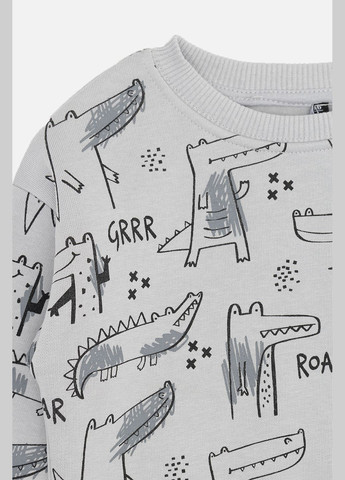 First Kids свитшот для мальчика цвет серый cb-00258364 серый футер