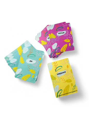 Настільна гра "Емоції" 2262 UM 37 карток, 7 варіантів гри УМНЯШКА (364543047)