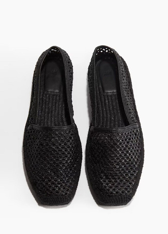 Чёрные эспадрильи H&M однотонный (336432662)