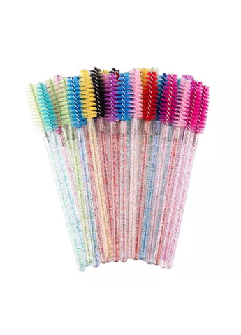 Силіконова щітка для вій та брів Гребінець для макіяжу Мікробраш щіточка кольорова Magnetic Lashes (366668481)