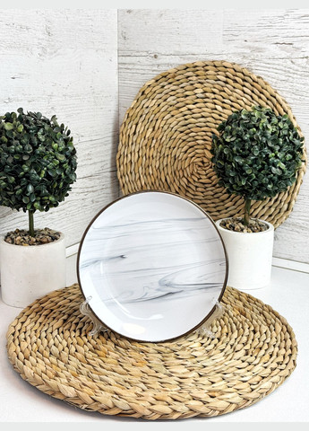 Столовий сервіз 28 пр. Maritimo Golden rim white IN0028MAR Intrendo (315931023)