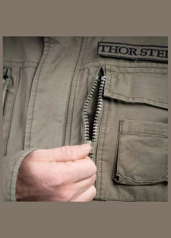 Зелена демісезонна куртка kjartan olive Thor Steinar