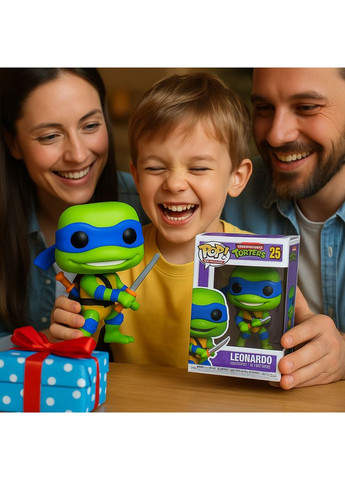 Леонардо Ракушки ниндзя фигурка Pop Фанко Поп Teenage mutant ninja turtles LeonardoTMNT виниловая игрушка №1391 Funko (289134026)