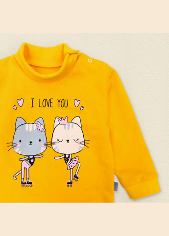 Боди Dexter`s футер с высокой горловиной i love you dexter's (303345947)