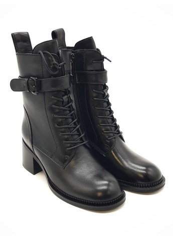 Жіночі черевики чорні шкіряні BV-18-23 25,5 см (р) Boss Victori (259299597)