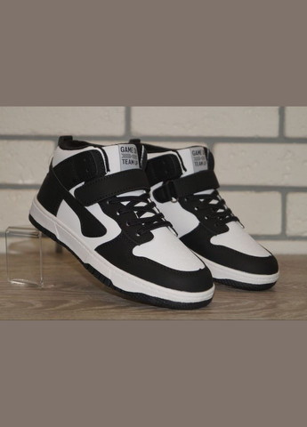 Хайтопи демісезонні дитячі / Черевики демісезонні дитячі білі з чорним BBT (347234817)