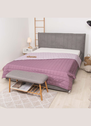 Покрывало стеганное двустороннее Дуэт 140х210 Viluta дует_пудрова_троянда_210*140 (301026604)