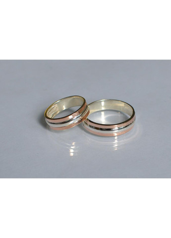 Обручальное кольцо из серебра с золотом Silver Style (367112174)