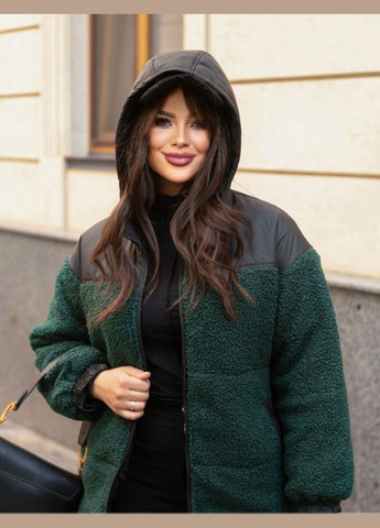 Изумрудная демисезонная куртка Liton