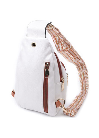 Женская сумка через плечо с отверстием для наушников из экокожи Vintage белая (sku_22785) No Brand (329853325)