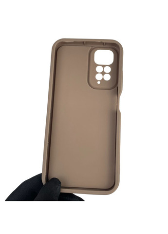 Чохол силіконовий Soft Touch для Redmi Note 11 коричневий (Повний захист камери) Xiaomi (366388739)