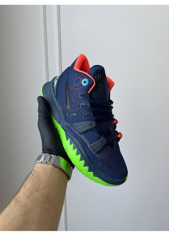 Темно-синій Осінні кросівки чоловічі nike kyrie 7 anime | найк кайрі 7 аніме темно-сині No Brand