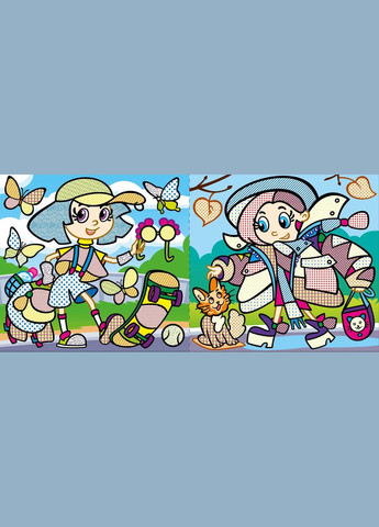 Водные раскраски. Цветной фон. Подружки Кристал Бук (316081364)