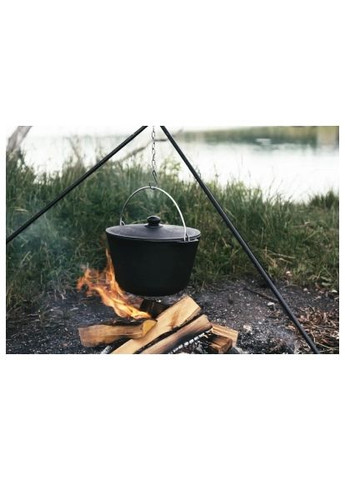 Котел туристический чугунный с крышкой 6 л (KT06-1) Brizoll чавунний з кришкою 6 л (370892293)