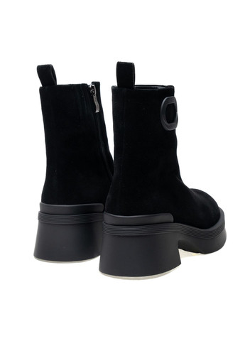 Зимние ботинки 01511 черные ANGELOVERA из натуральной замши