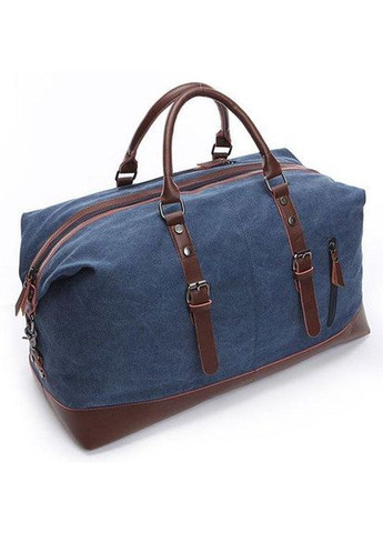 Дорожня сумка текстильна велика 20083 Синя Vintage (297129814)