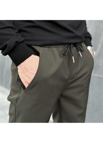 Хаки спортивные, повседневный, кэжуал зимние брюки Vakko