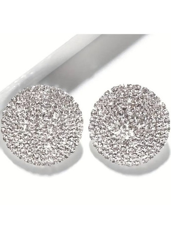 Сережки біжутерія до вечірнього убранства у стразах No Brand (370625935)