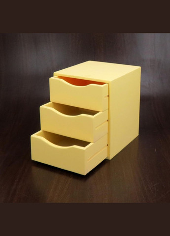 Органайзер настільний з дерева Берген лимонад (КНЦ-003551) No Brand (328225682)