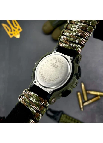 005 Трезубец золото Camo Green Паракордовый ремешок Camo Green No Brand (365621022)