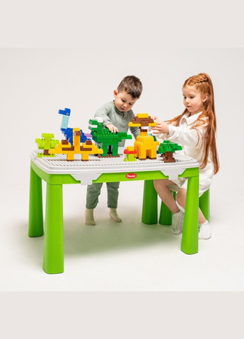 Детский набор "Играем и учимся" 04660/2 в наборе стол, стул, конструктор Doloni (323214686)