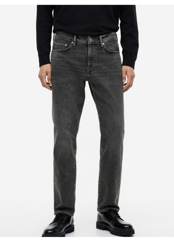 Темно-серые повседневный демисезонные брюки H&M