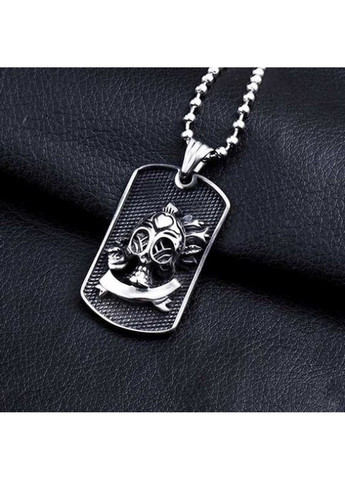 Готичний панк кулон череп з медичної сталі PS-086 No Brand (299340183)