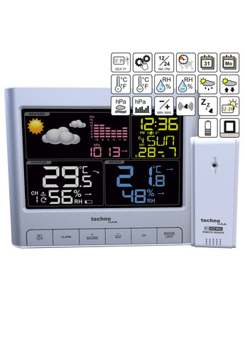 Метеостанция WS6449 Silver (WS6449) Technoline (315937217)