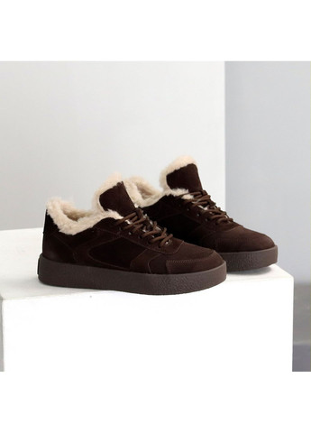 Зимние кроссовки Helen коричневые зима (371830710)