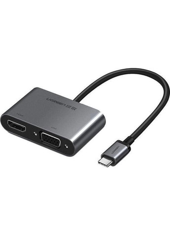 Преобразователь адаптер CM162 USBC to HDMI + VGA + USB 3.0 (50505) Ugreen (294092876)