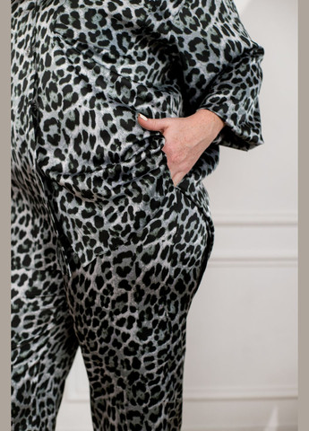 Сіра всесезон піжамний костюм сорочка + брюки Minova