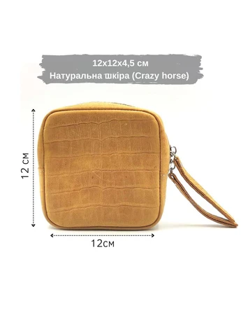Миникейс для гаджетов натуральная кожа Crazy horse (под рептилию) No Brand (298866764)