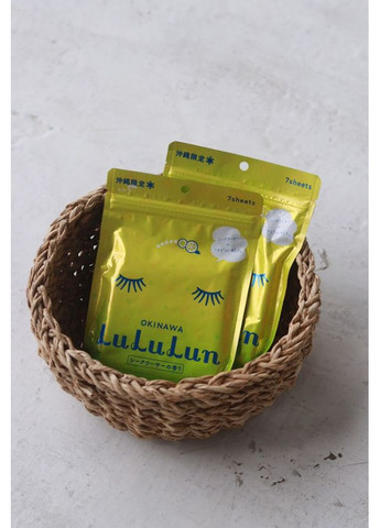 Face Mask Setouchi Lemon осветляющая маска с экстрактом лимона, 7 шт LuLuLun (322290929)