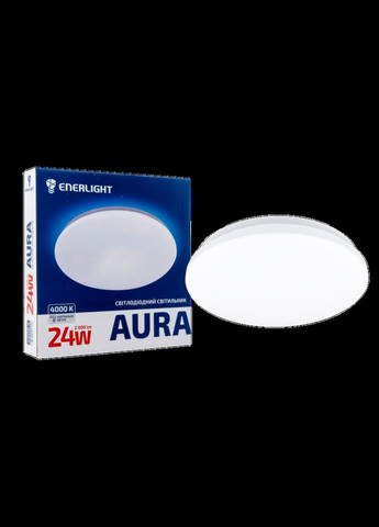 Світильник стельовий світлодіодний Aura 24вт 4000К Enerlight 064632 (316463334)