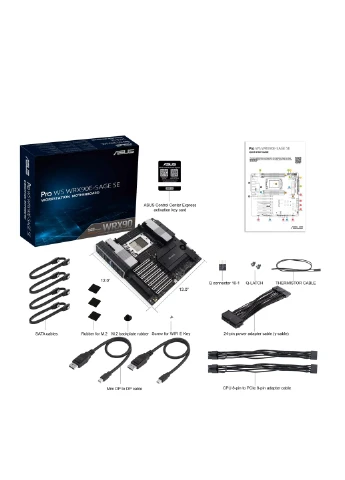 Материнская плата EEB TR5 AMD WRX90 8xDDR5 305x330 мм Asus (388419998)