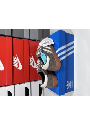 Коричневые демисезонные кроссовки мужские adidas spezial light brown адидас специал коричневые No Brand