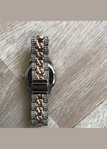 Жіночий годинник Michael Kors класичний кварцовий з камінням золотистий сріблястий рожевий з сріблом (sku_617РС) No Brand (346078160)