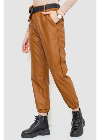 Штани жіночі з екошкіри, колір коричневий, 186R5205 Ager (307923642)