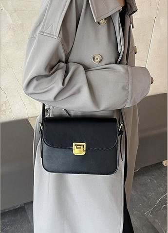 Жіноча сумка 8015 крос-боді чорна No Brand (280918004)