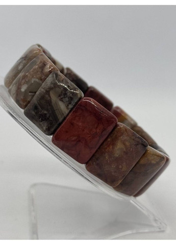 Браслет из яшмы 19 см Серый No Brand (361319869)