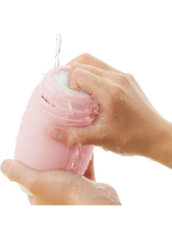 Мастурбатор PUFFY Strawberry Pink, ультрамягкий материал, многоразовый, сквозной Tenga (315048336)