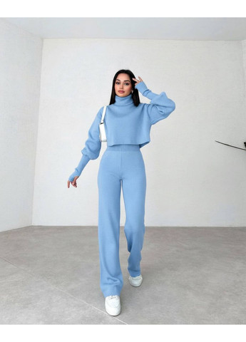 Костюм з ангори рубчик (висока посадка + вкорочена кофта) ✨ ЗАМІР В ОПИСІ DK/DL Мода без кордонів (369713523)