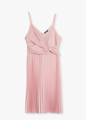 Розовое вечернее платье Boohoo однотонное