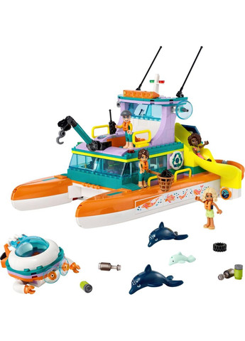 Конструктор Лего Френдс Човен морська рятувальна бригада Friends 41734 Lego (372125366)